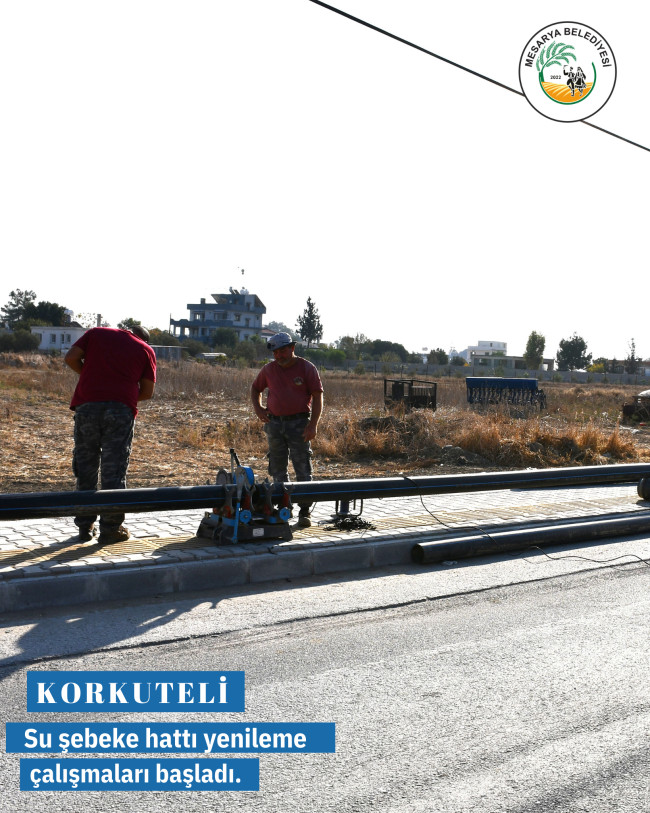 KORKUTELİ'NDE ALTYAPI ÇALIŞMALARI DEVAM EDİYOR.