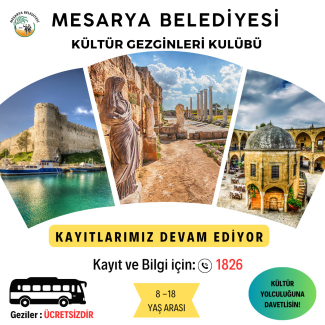 Mesarya Belediyesi Kültür Gezginleri Kulübü kuruldu.