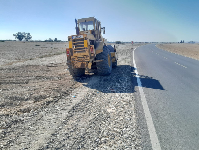 Dörtyol Türkmenköy Arası Banket Düzeltme Çalışmaları