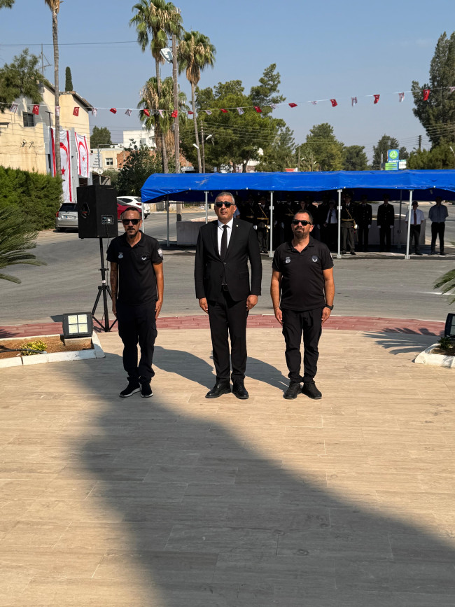 20 TEMMUZ BARIŞ VE ÖZGÜRLÜK BAYRAMI TÖRENLE KUTLANDI.